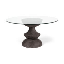 MERCANA CROSSMAN 60" ROUND DARK BROWN DINING TABLE 68748-AB ottawa