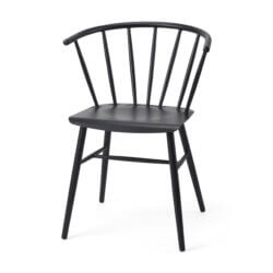 MERCANA COLIN BLACK METAL DINING CHAIR 69840 vancouver