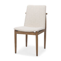 MERCANA CAVETT CREAM FABRIC DINING CHAIR SET OF TWO 69834 woodbridge