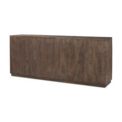 MERCANA WEST MEDIUM WOOD ANGULAR SIDEBOARD 69872 montreal