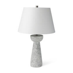 MERCANA JULIA GRAY ANTIQUE CEMENT TABLE LAMP 69706 kelowna