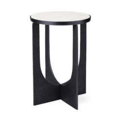 MERCANA PRESTON BLACK METAL ACCENT TABLE 69673 sarnia