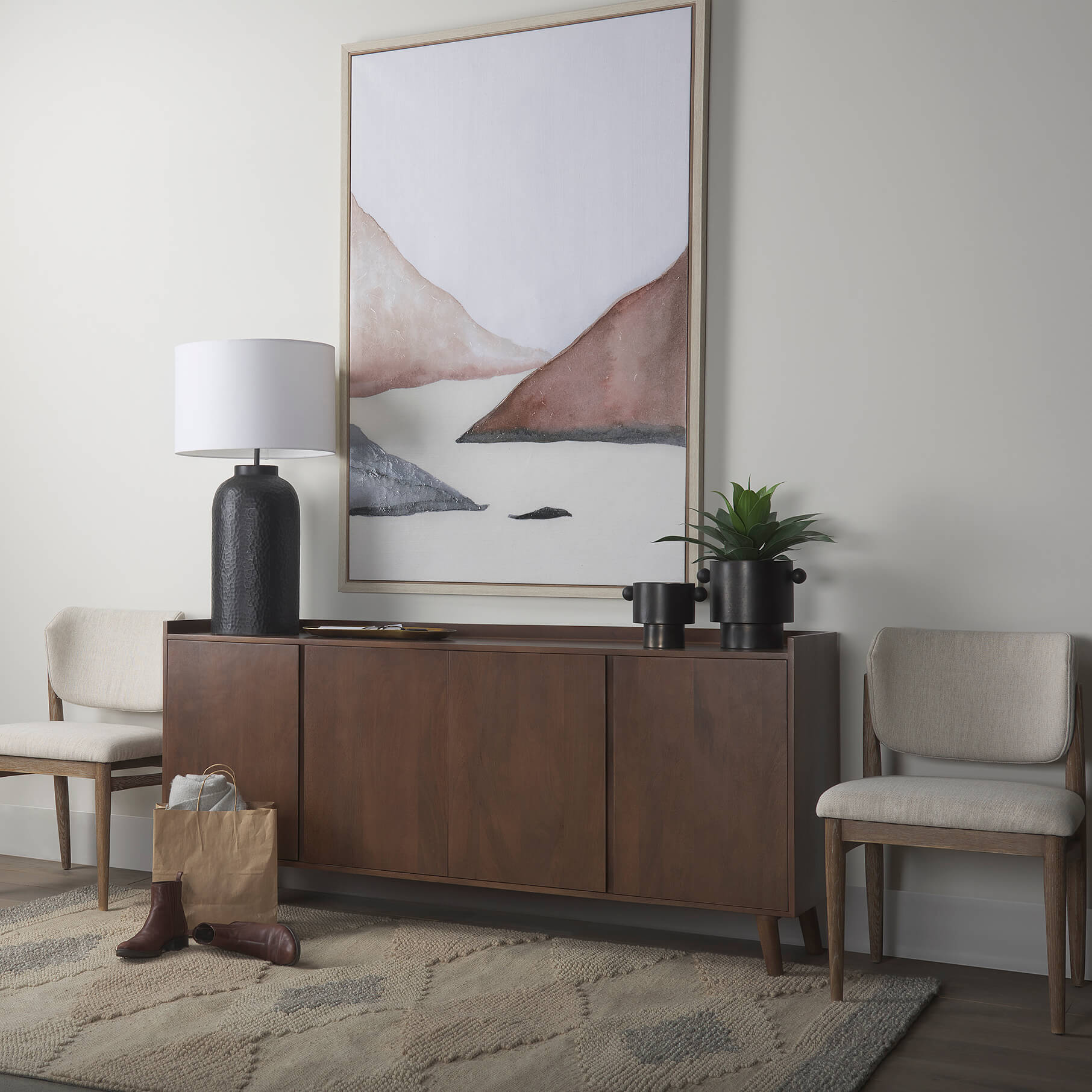 MERCANA LILLIE MEDIUM BROWN SIDEBOARD 69943 caledon