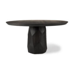 MERCANA FITZGERALD DARK BROWN WOOD DINING TABLE 68565-AB kelowna