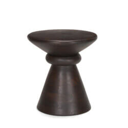 MERCANA PALMERA WOOD PEDESTAL ACCENT TABLE 70511 kingston