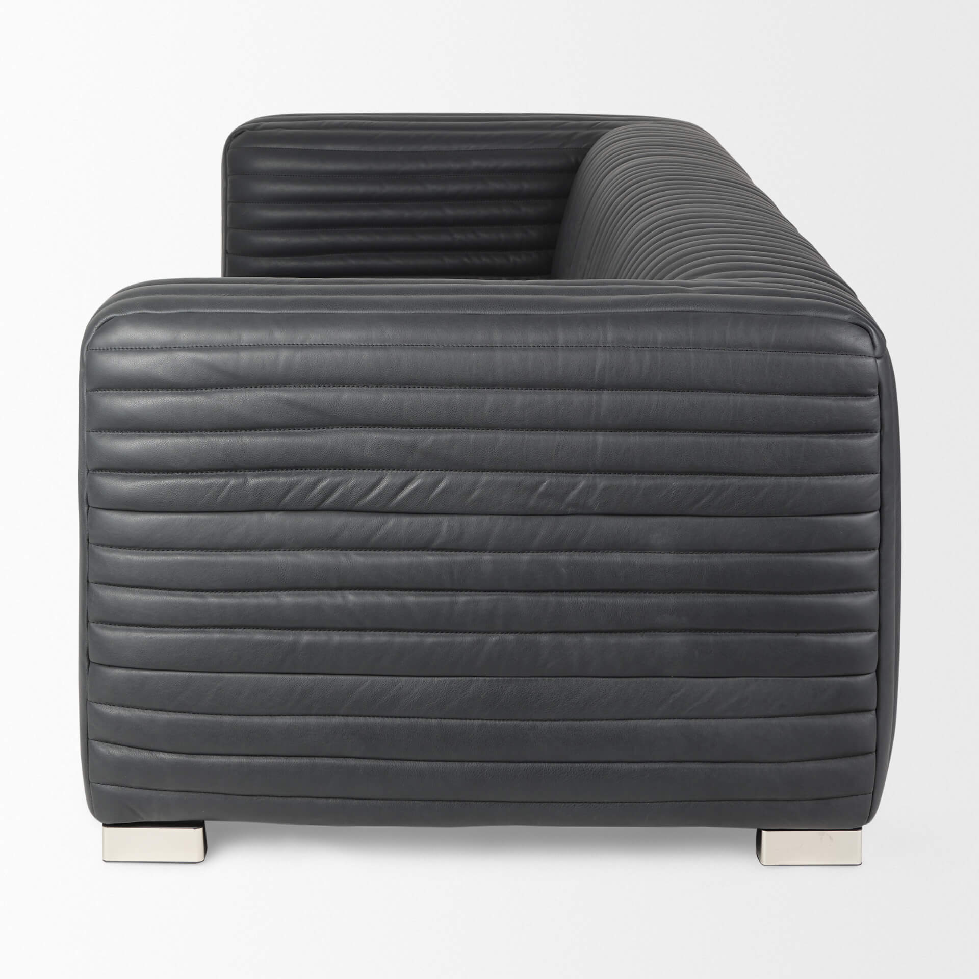 MERCANA RICCIARDO BLACK LEATHER SOFA 70794