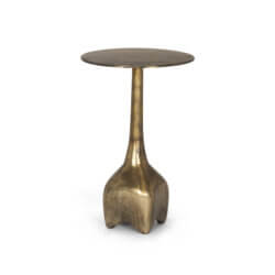 MERCANA RISHA SMALL GOLD METAL TABLE 70739 king city