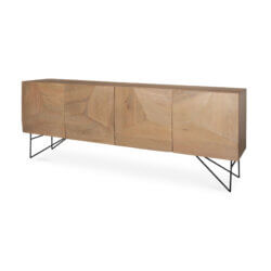 MERCANA DARWIN LIGHT BROWN 4 DOOR SIDEBOARD 70683 ottawa