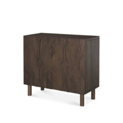 MERCANA HEERA DIAMOND MOTIF ACCENT CABINET 70645 montreal