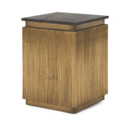 MERCANA SATIMA SQUARE FLUTED ACCENT TABLE 70778 monton