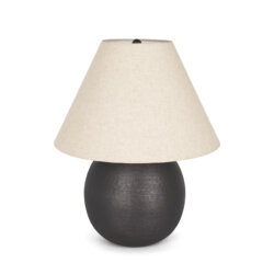 MERCANA SADIYAH BLACK BRUSHED METAL TABLE LAMP 70750 montreal