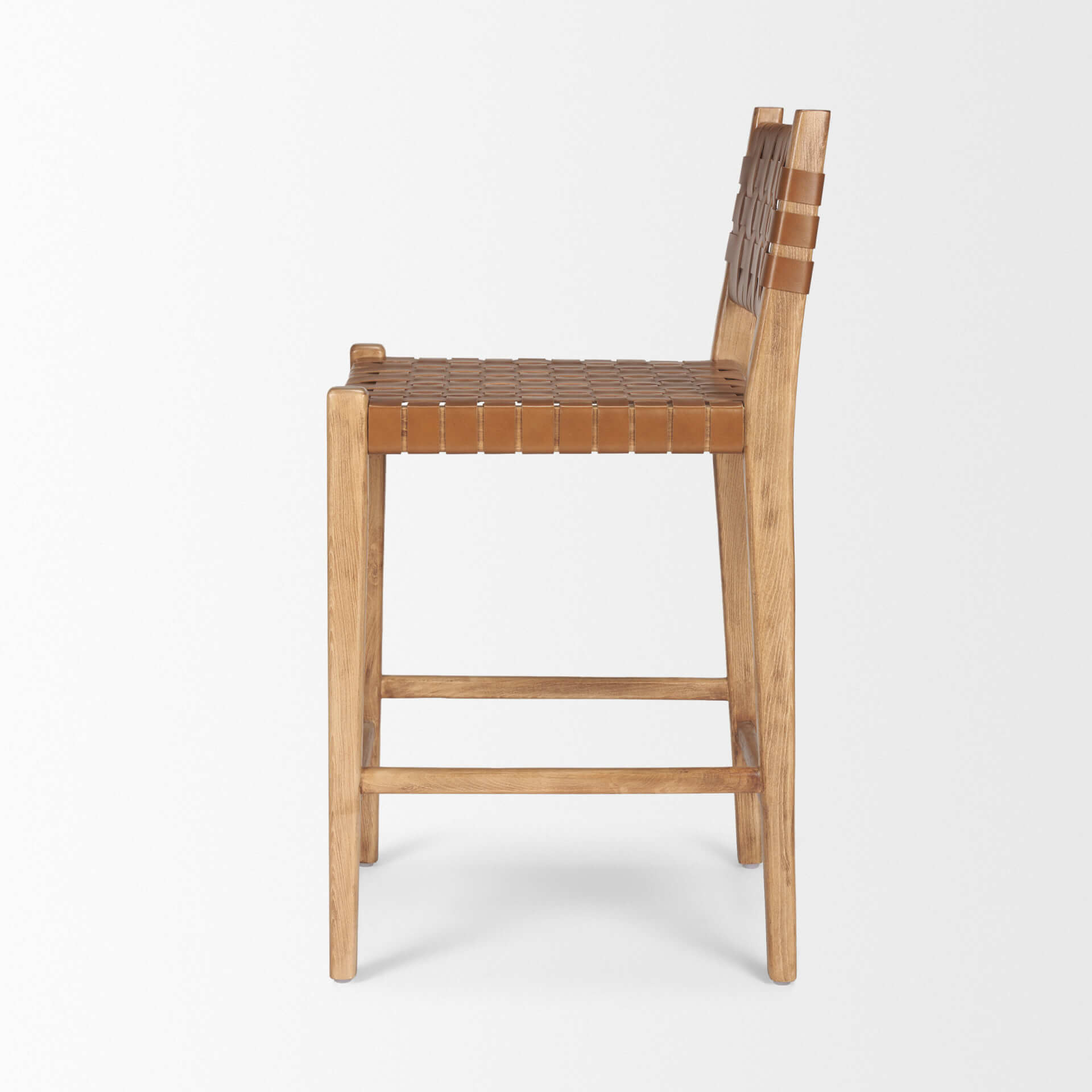 MERCANA SHANE WOVEN LEATHER COUNTER STOOL 70798 calgary