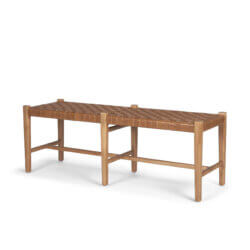 MERCANA SHANE WOVEN LEATHER BENCH 70800 perth