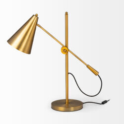 MERCANA FRAGON GOLD METAL TABLE LAMP 65225 gatineau