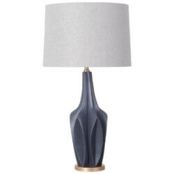 MERCANA BRAVAR GRAY-BLUE RESIN TABLE LAMP 65358 vancouver