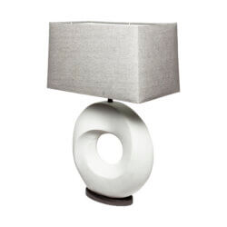MERCANA CELTICA WHITE RESIN TABLE LAMP 68337 toronto