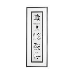 MERCANA ANCIENT NOTES I FRAMED ART PRINT 13007 king city