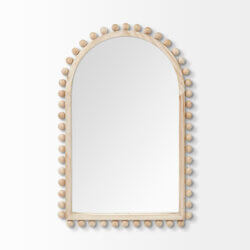 MERCANA LEEDS NATURAL WOOD ARCH MIRROR 68523 burlington