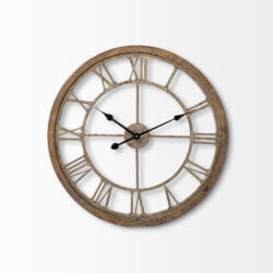 MERCANA METHING 25" FARMHOUSE WALL CLOCK 63080 niagara