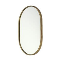 MERCANA SYLVIA OVAL GOLD METAL MIRROR 68733 perth
