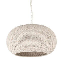 MERCANA THETA WHITE-WASHED BEADED CHANDELIER 69241 port perry