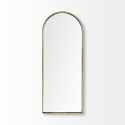 MERCANA AGATHA ARCH GOLD METAL FULL LENGTH MIRROR 68740 monrtreal
