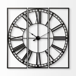 MERCANA NORWOOD 60" SQUARE WALL CLOCK 68522 kitchener