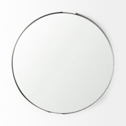 MERCANA ADRIANNA BLACK METAL MIRROR 69325 uxbridge