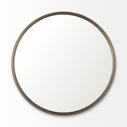 MERCANA PIPER SMALL GOLD METAL MIRROR 69342 caledon