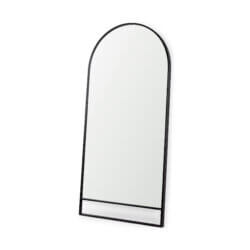 MERCANA SADIE BLACK METAL FLOOR MIRROR 69536 woodbridge