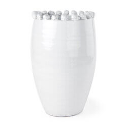 MERCANA BASIN LARGE OFF-WHITE GLAZED VASE 70164 kingston