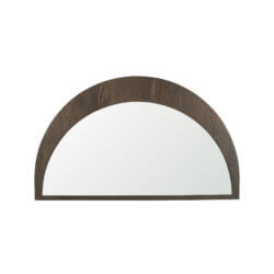 MERCANA CELESTE DARK BROWN WOOD SMALL MIRROR 70138 godridge