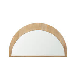MERCANA CELESTE LIGHT BROWN WOOD SMALL MIRROR 70141 kitchener
