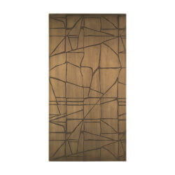MERCANA ROHO PAINTED GOLD METAL WALL ART 70596 trenton