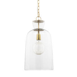 MERCANA SADAH CLEAR BLOWN GLASS PENDANT 70754 edmonton