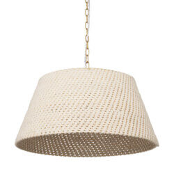 MERCANA TOSHA COTTON ROPE DRUM PENDANT 70917 ottawa