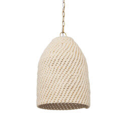MERCANA TOSHA COTTON ROPE BELL PENDANT 70918 quebec city