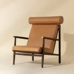 SUNPAN BIKO LOUNGE CHAIR - SAHARA CAMEL LEATHER 111312 toronto