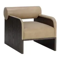 SUNPAN COBURN LOUNGE CHAIR - SAHARA SAND LEATHER 111323 oakville