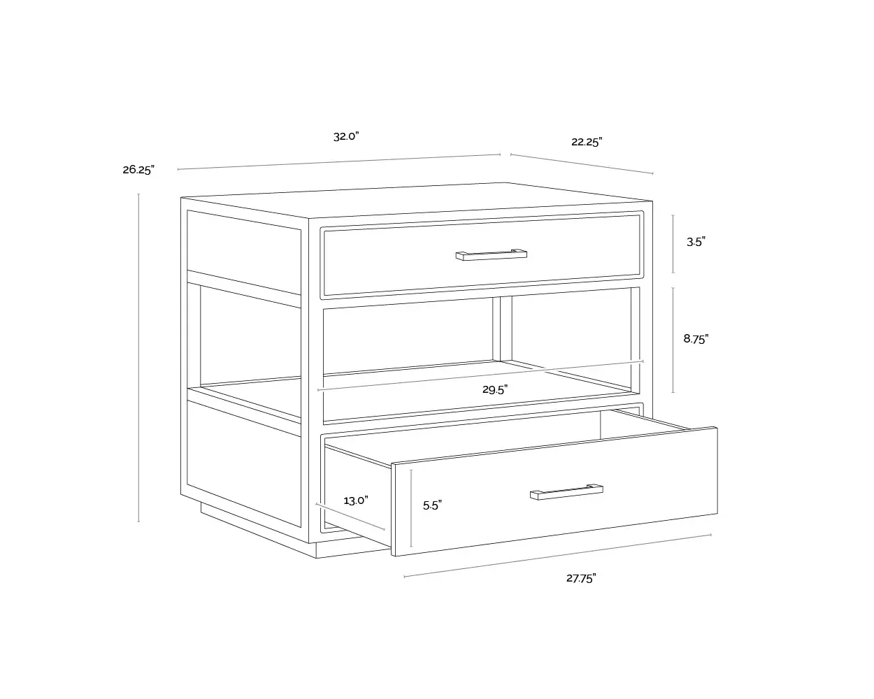 SUNPAN BRIDGERTON NIGHTSTAND 111413 edmonton
