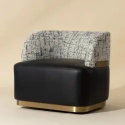 SUNPAN BRINDA SWIVEL LOUNGE CHAIR - BRAVO BLACK 111447 kingston