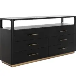 SUNPAN DANETTE DRESSER BLACK 111771 north york