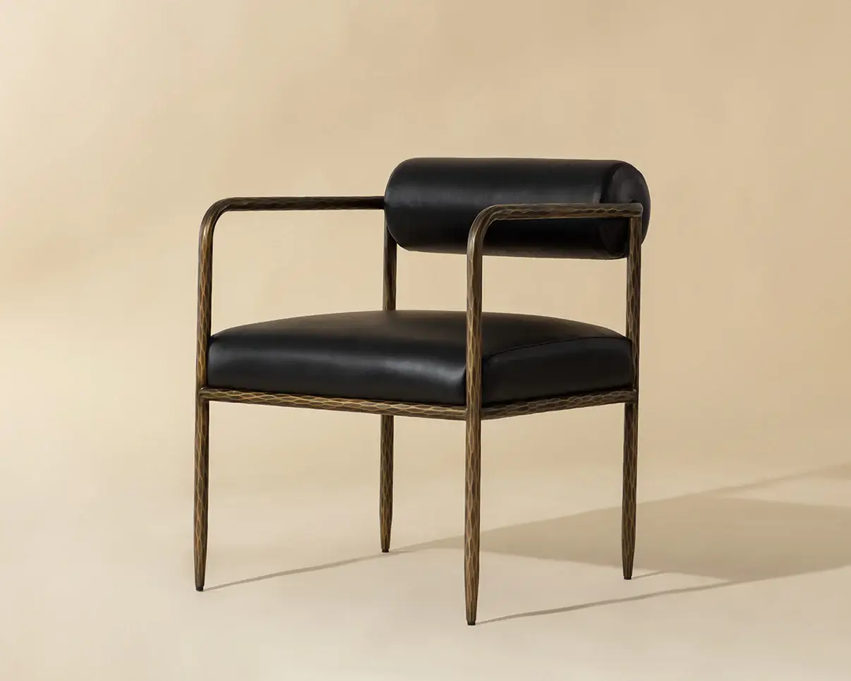 SUNPAN AJANI DINING ARMCHAIR CHARCOAL BLACK 111805 mississauga