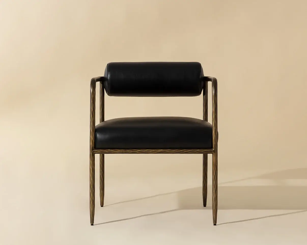 SUNPAN AJANI DINING ARMCHAIR CHARCOAL BLACK 111805 mississauga