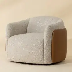 SUNPAN CARIS SWIVEL LOUNGE CHAIR - SANTA CRUZ OATMEAL 112208 edmonton