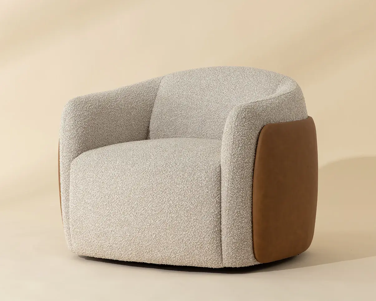 SUNPAN CARIS SWIVEL LOUNGE CHAIR - SANTA CRUZ OATMEAL 112208 edmonton