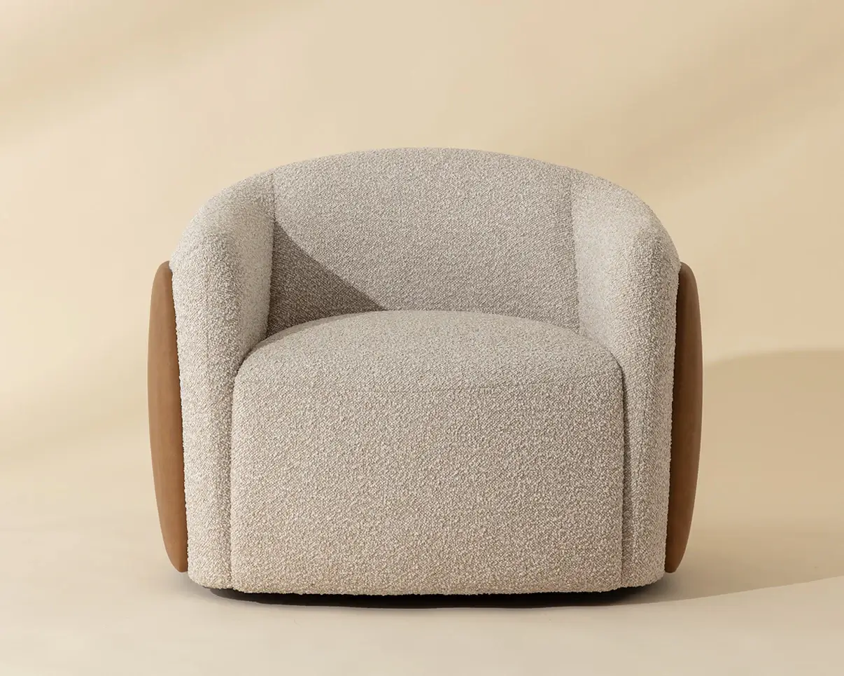 SUNPAN CARIS SWIVEL LOUNGE CHAIR - SANTA CRUZ OATMEAL 112208 edmonton