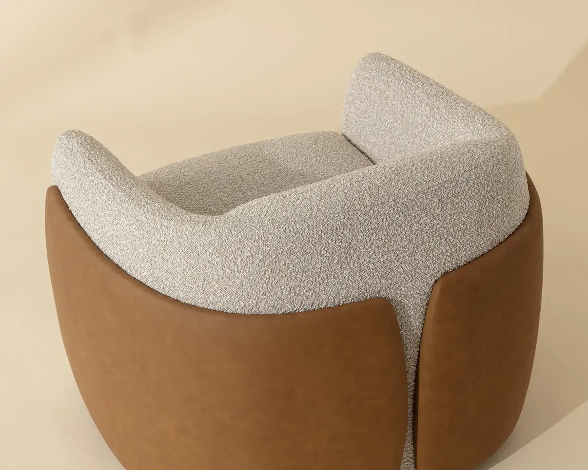SUNPAN CARIS SWIVEL LOUNGE CHAIR - SANTA CRUZ OATMEAL 112208 edmonton