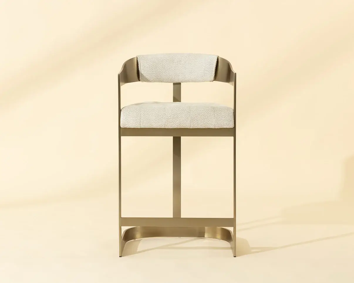 SUNPAN BEAUMONT COUNTER STOOL - RHEA LIGHT BARLEY 112400 toronto
