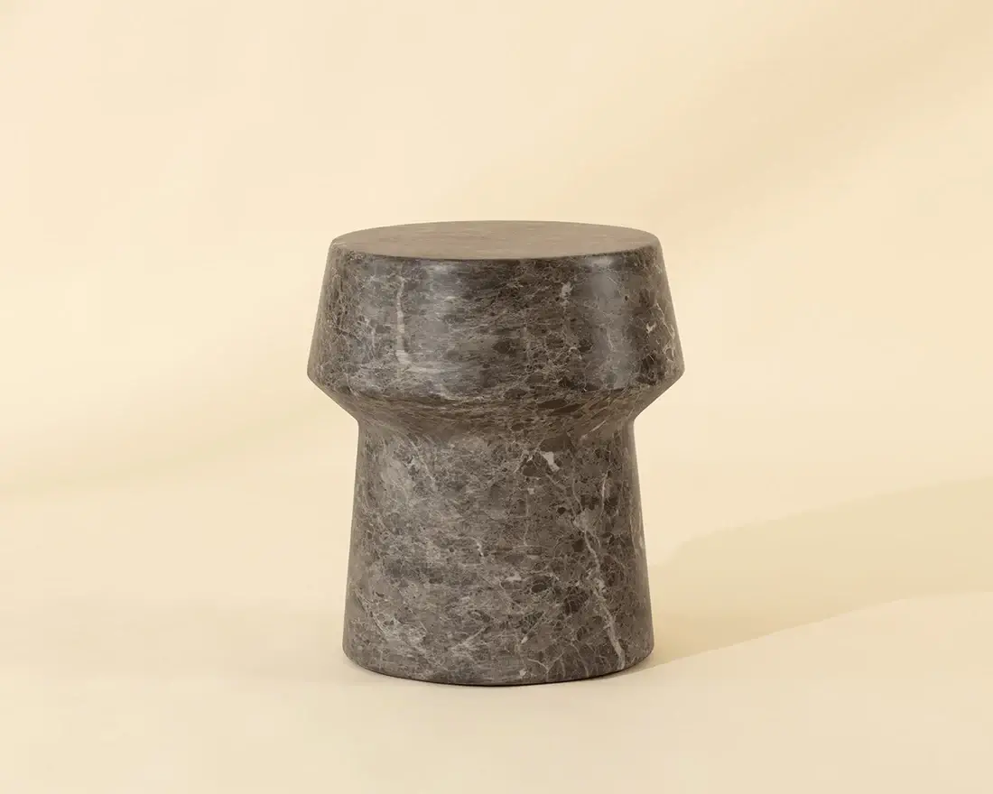 SUNPAN BRIE END TABLE - MARBLE LOOK - DARK EMPERADOR 112719 montreal